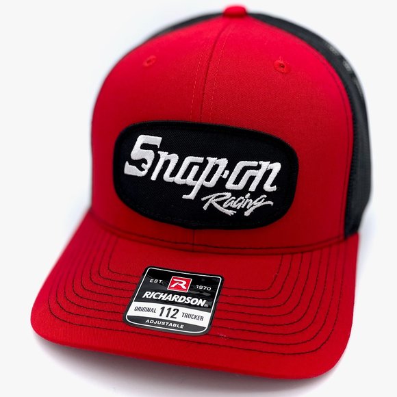 Snap-on Tools Racing Vintage Patch Hat - Red/Black Richardson 112 - Picture 1 of 8